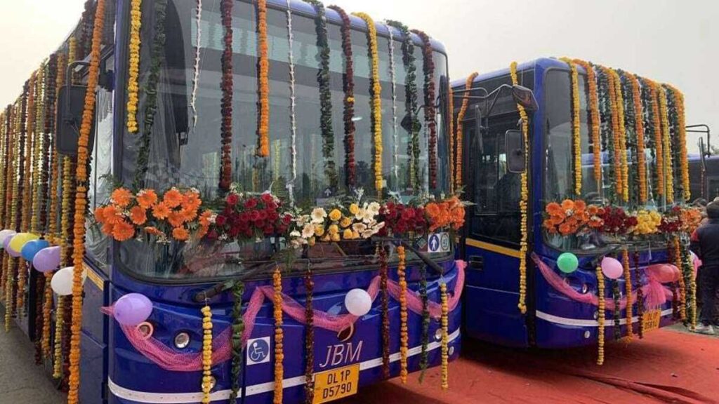150 New Electric Buses in Delhi Public Transport