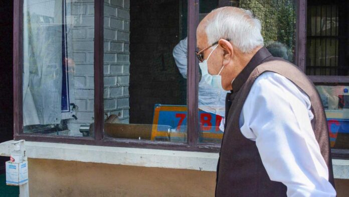 Farooq Abdullah said army-police cannot restore peace in Kashmir