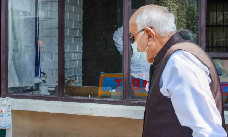 Farooq Abdullah said army-police cannot restore peace in Kashmir