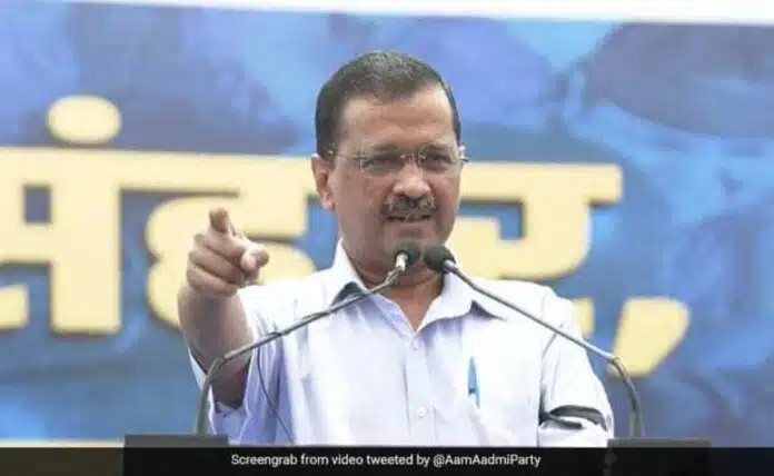 Arvind Kejriwal's rally against the killings in Kashmir