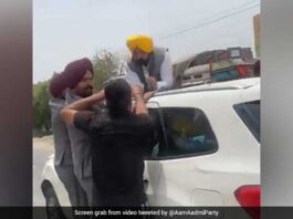 The protester of 'Agneepath' stopped the SUV of Punjab CM
