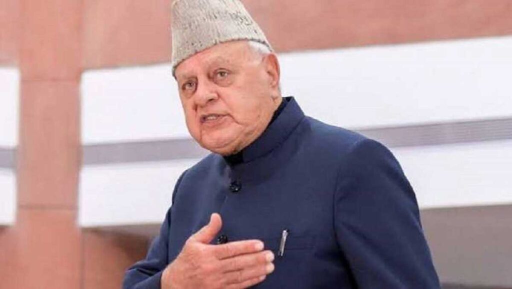 Farooq Abdullah said that army and police cannot restore peace in Kashmir