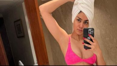 Mrunal Thakur looked hot in a pink bikini, see pictures