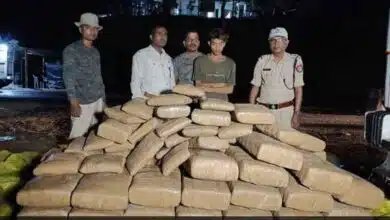 Rs 47 lakh worth Ganja seized in Assam-Tripura border
