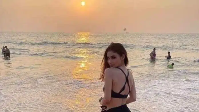 Mouni Roy's bikini pics from the poolside