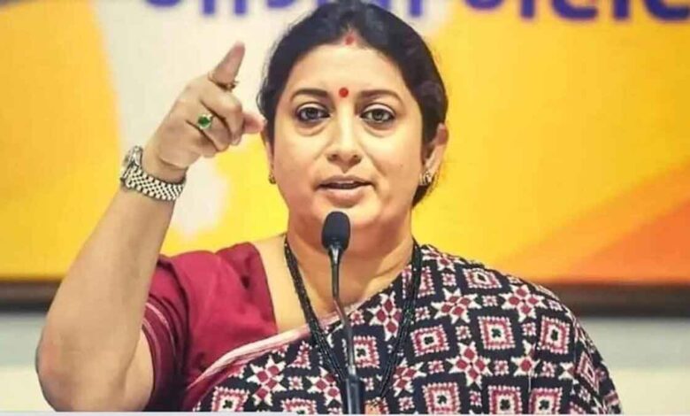 Smriti Irani asks Gandhi family to answer in court for accusing daughter