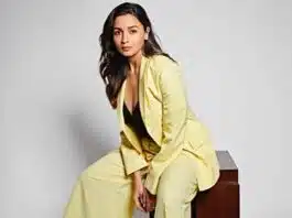 Alia Bhatt stuns in a lemon outfit