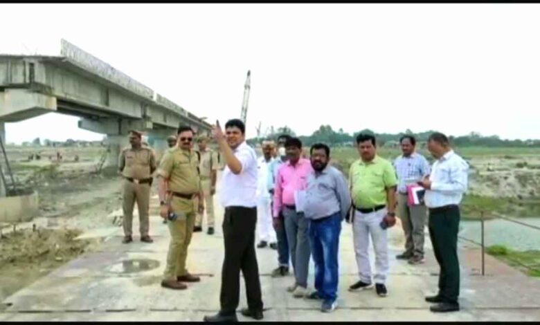 Flyover work started at Ramganga river in Hardoi district