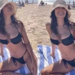 Esha Gupta flaunts curves in a black bikini