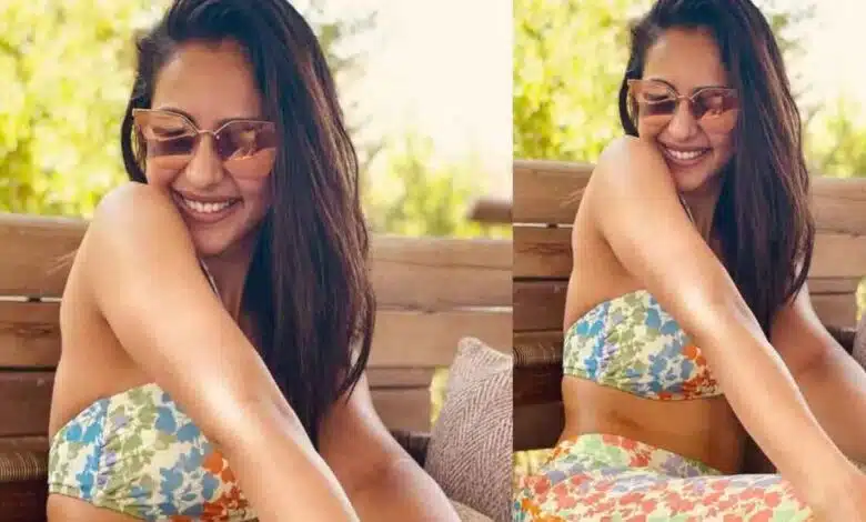 Rakul Preet Singh flaunts beach vibes in a floral co-ord set