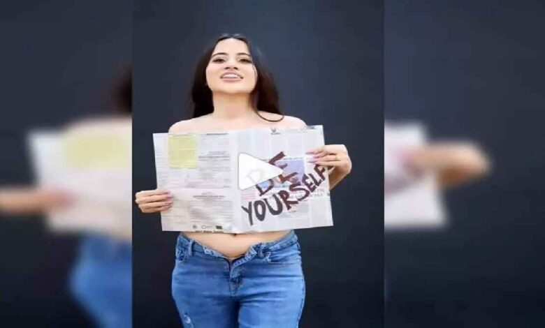 Uorfi Javed trolled after covering herself with newspaper