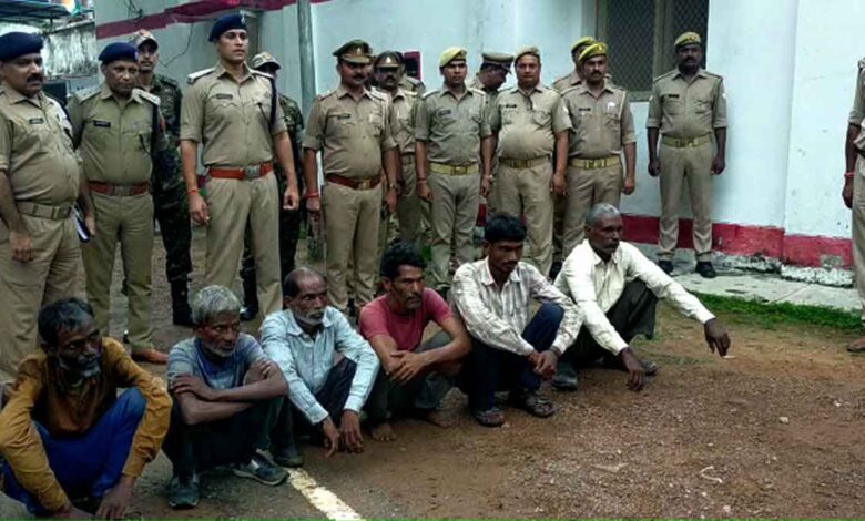 128 cattle recovered in Mirzapur, 6 arrested