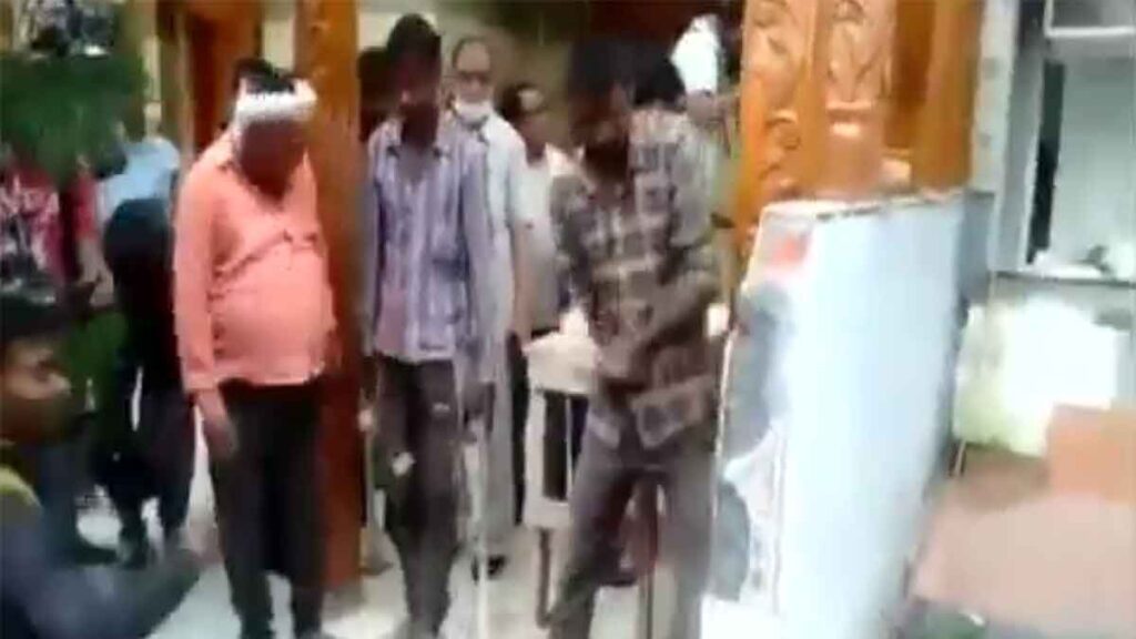 Bulldozer action against politician in Noida