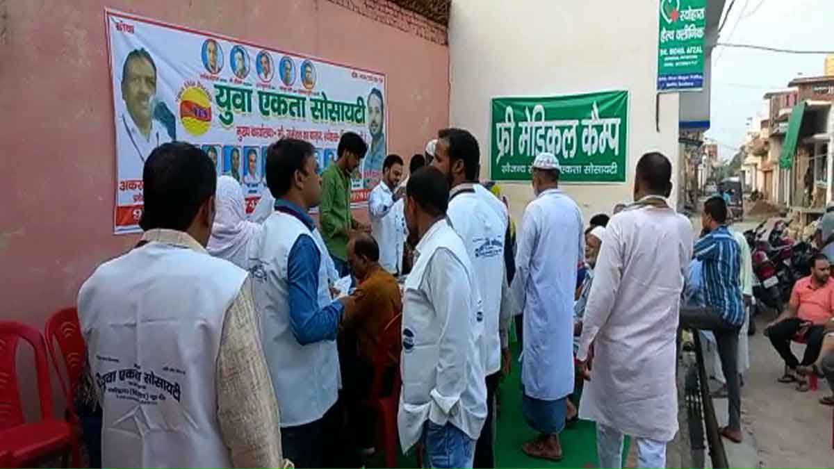 Bijnor में निशुल्क चिकित्सा शिविर का आयोजन