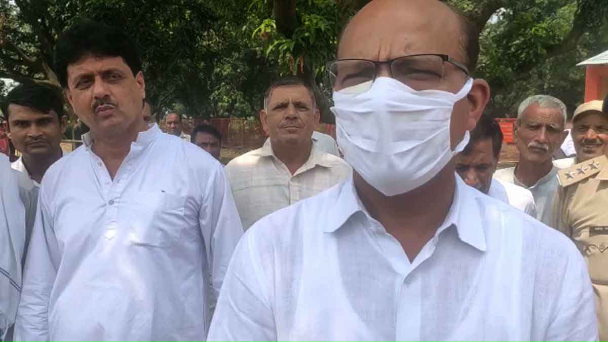 Inspection of Bijnor's Mohanpur Gaushala
