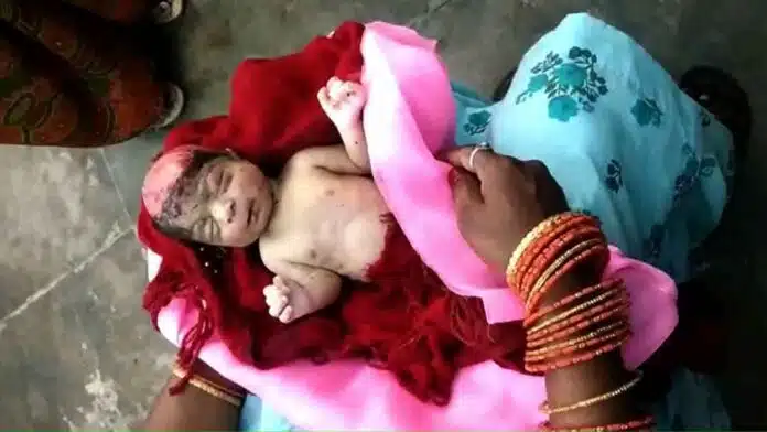 Newborn girl thrown in the Bulandshahr field