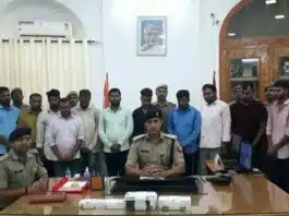 Police arrested 12 members of Salwar Gang in Mirzapur