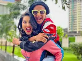 Sunny Leone dances with Ruhee Dosani