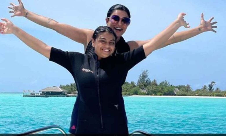 Adorable birthday wishes of Sushmita Sen for daughter Alisah