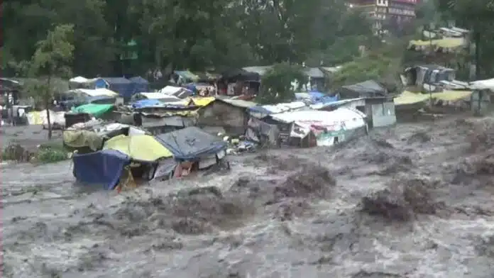 Flash floods in Himachal Pradesh