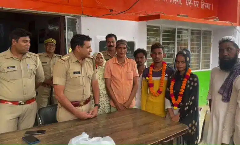 Wedding of lovers in Bulandshah Kotwali Jahangirabad