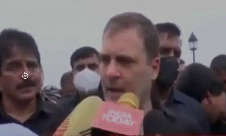 Rahul Gandhi in custody amid massive Congress protests in Delhi