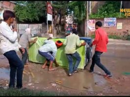 Accidents taking place in Ballia fortified road