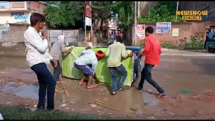 Accidents taking place in Ballia fortified road