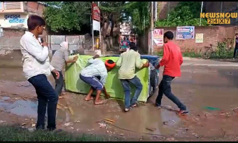 Accidents taking place in Ballia fortified road