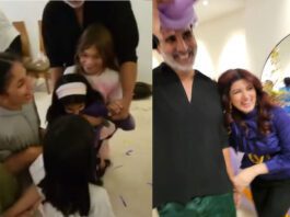 Akshay , Twinkle's Daughter Nitara's Birthday Party Scene