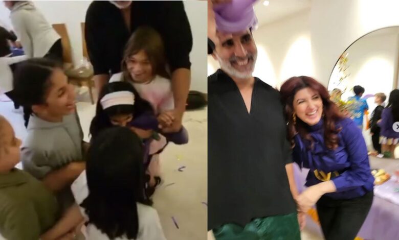 Akshay , Twinkle's Daughter Nitara's Birthday Party Scene