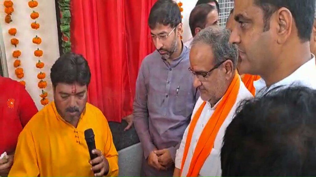 BJP State President on one day visit to Bijnor