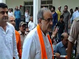 BJP State President on one day visit to Bijnor