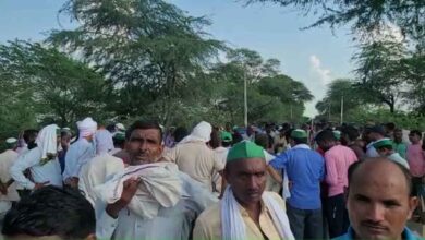 BKU Rakesh Tikait faction did road jam in Amroha