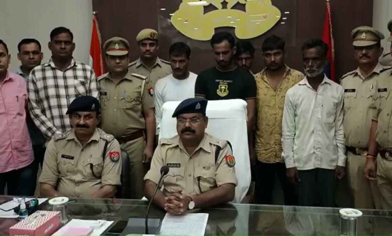 Bijnor police arrested 5 vicious robbers