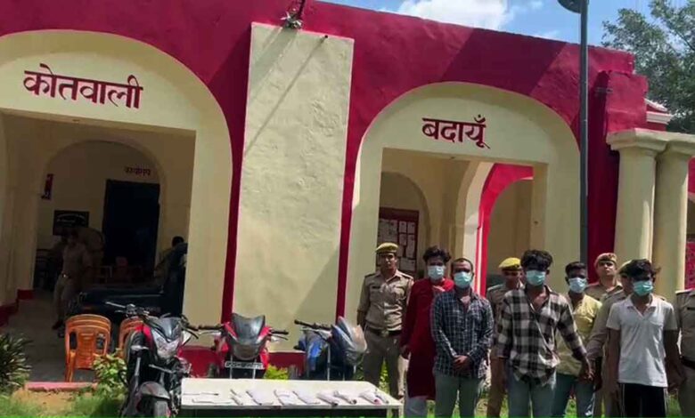 Budaun police arrested 6 vicious robbers