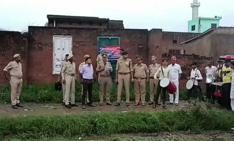 Budaun police confiscated accused property in gangster act