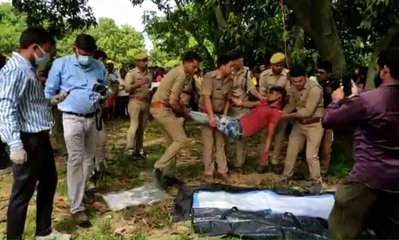 Man body found hanging in Amroha mango orchard