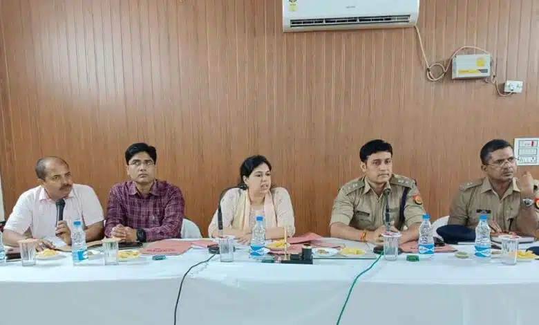 Meeting for preparations of Mirzapur Navratri fair