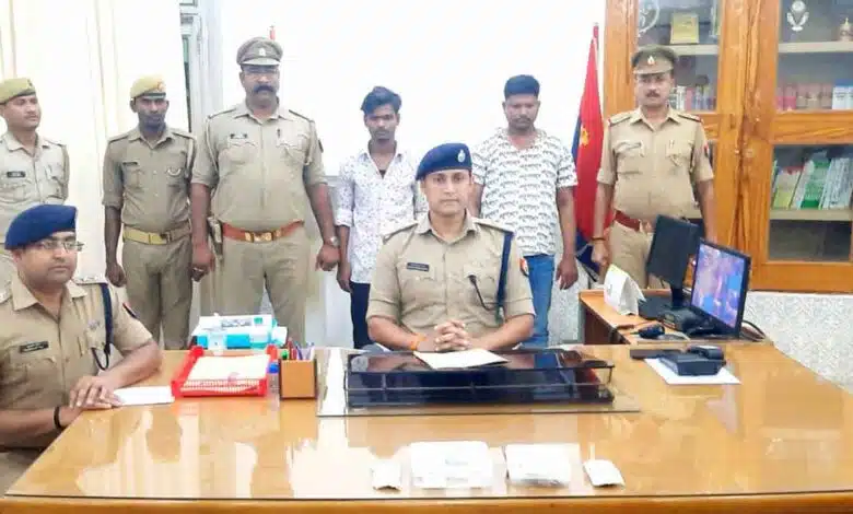 Mirzapur police arrested 2 with 10 grams heroin