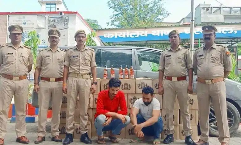 Muzaffarnagar police arrested 2 liquor smugglers