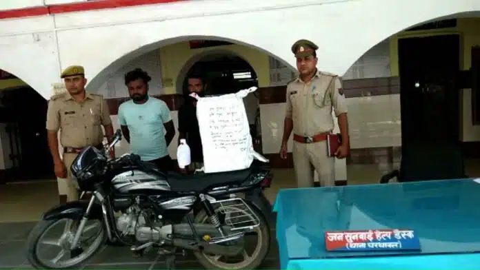 Muzaffarnagar police caught illegal liquor smugglers with stolen bikes