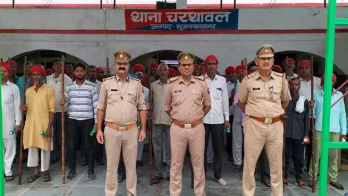 Muzaffarnagar village Police became more hi-tech