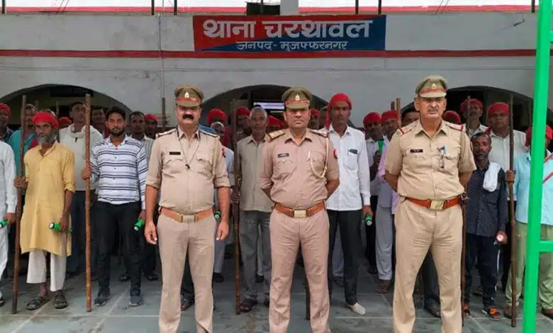 Muzaffarnagar village Police became more hi-tech
