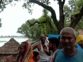 River Ganga assumed the form of cruelty In Ballia