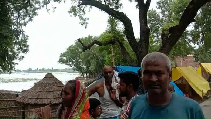 River Ganga assumed the form of cruelty In Ballia