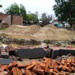 Under construction wall collapses in Budaun