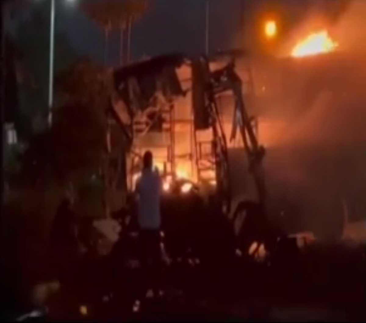 12 killed 30 injured in Maharashtra Nasik bus fire 2 12 killed 30 injured in Maharashtra Nashik bus fire