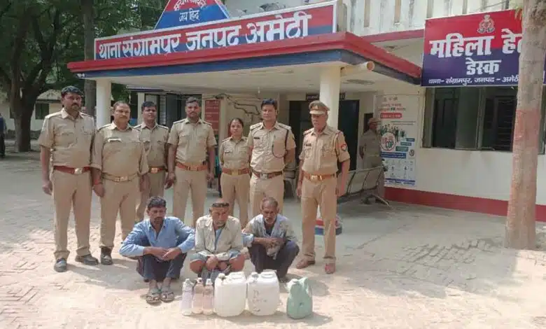 50 litres of illicit liquor seized in Amethi