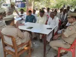 Adampur SHO held a meeting with village heads